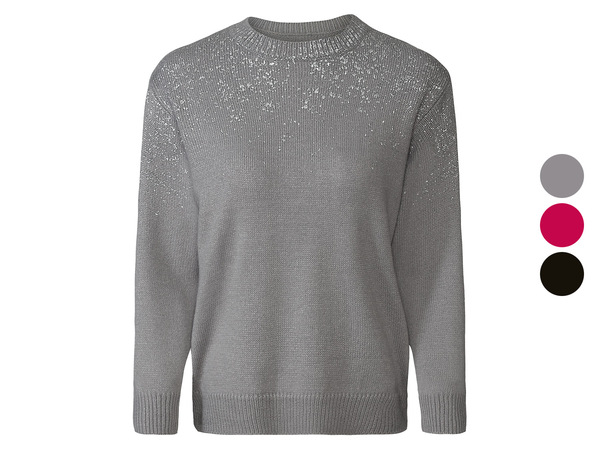 Bild 1 von esmara® Damen Pullover mit festlichem Glitzereffekt