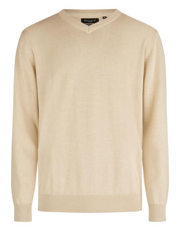 Bild 1 von Bexleys man - Basic Pullover mit V-Ausschnitt