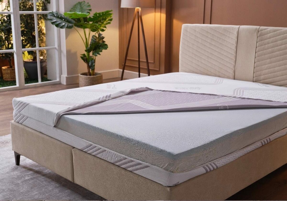 Bild 4 von ARGAHOME 090x200 Milano Visage Premium-Gelschaum-Matratze mit Vitalis Pro Anti-Aging Bezug