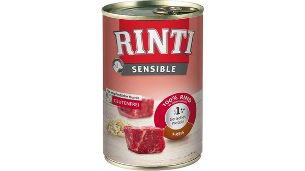 Bild 1 von RINTI Hundenassfutter Sensible Rind + Reis