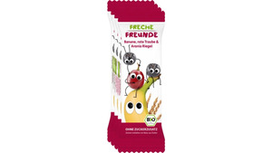 Freche Freunde Bio Getreideriegel Rote Traube, Aronia & Banane 4er-Pack
