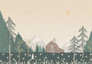 Bild 1 von Komar Fototapete "Little Farm", bedruckt-Comic-Retro-mehrfarbig, BxH: 400x280 cm