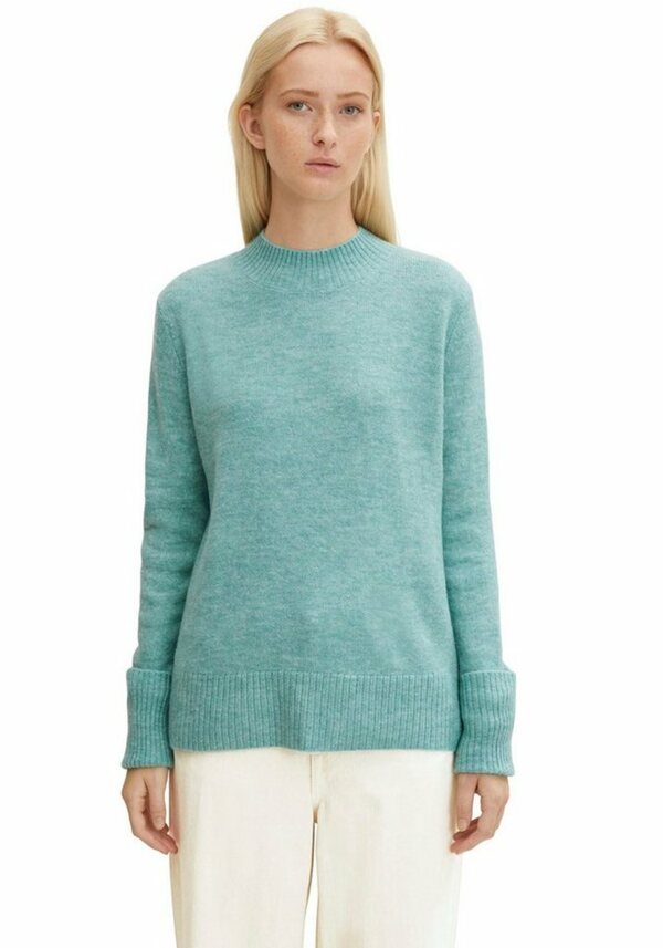 Bild 1 von TOM TAILOR Denim Stehkragenpullover, Blau|grau