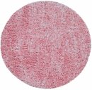 Bild 1 von Badematte Kanda 360 Paco Home, Höhe 44 mm, rutschhemmend beschichtet, fußbodenheizungsgeeignet, Polyester, rund, Badteppich, Uni Farben, weicher Hochflor, rechteckig & rund erhältlich, Rosa