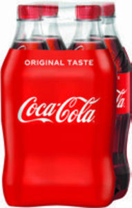 4 Flaschen Coca-Cola 4 x 0,5 Liter