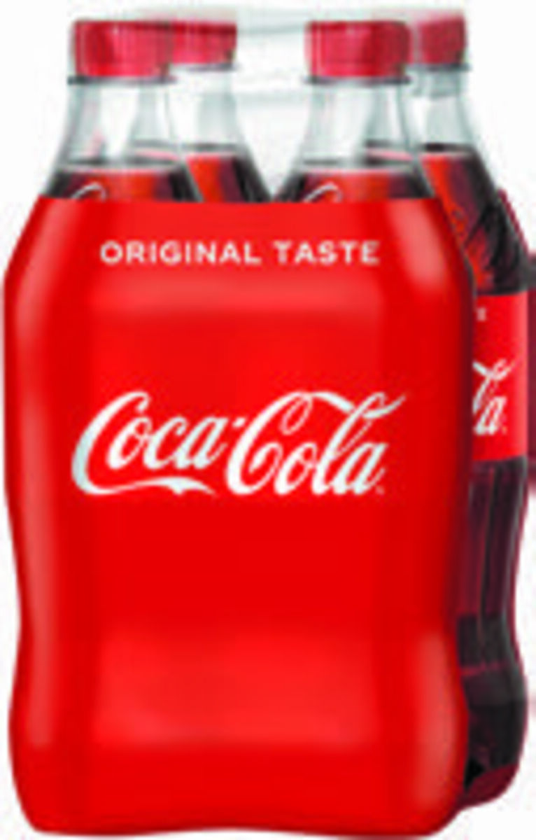 Bild 1 von 4 Flaschen Coca-Cola 4 x 0,5 Liter