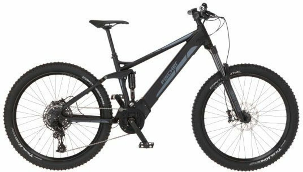 Bild 1 von FISCHER Fahrrad E-Bike MONTIS 6.0i Fully 504, 12 Gang, Kettenschaltung, Mittelmotor, 504 Wh Akku, (mit Akku-Ladegerät, mit Werkzeug), Schwarz