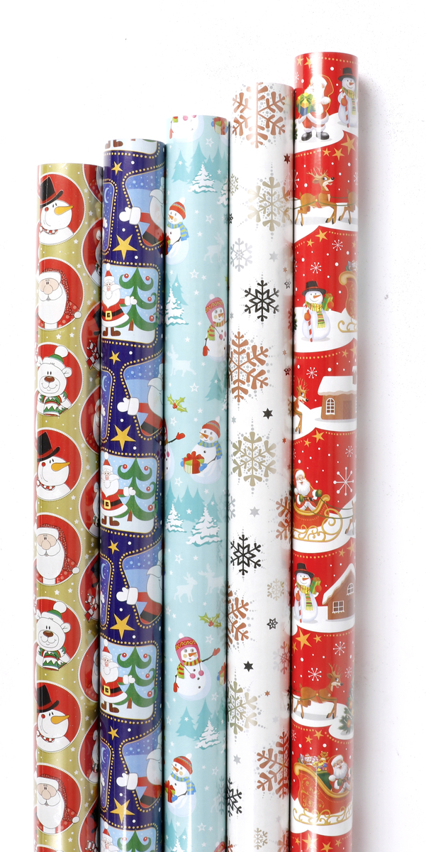 Bild 1 von Weihnachts-Geschenkpapier versch. Motive und Farben
