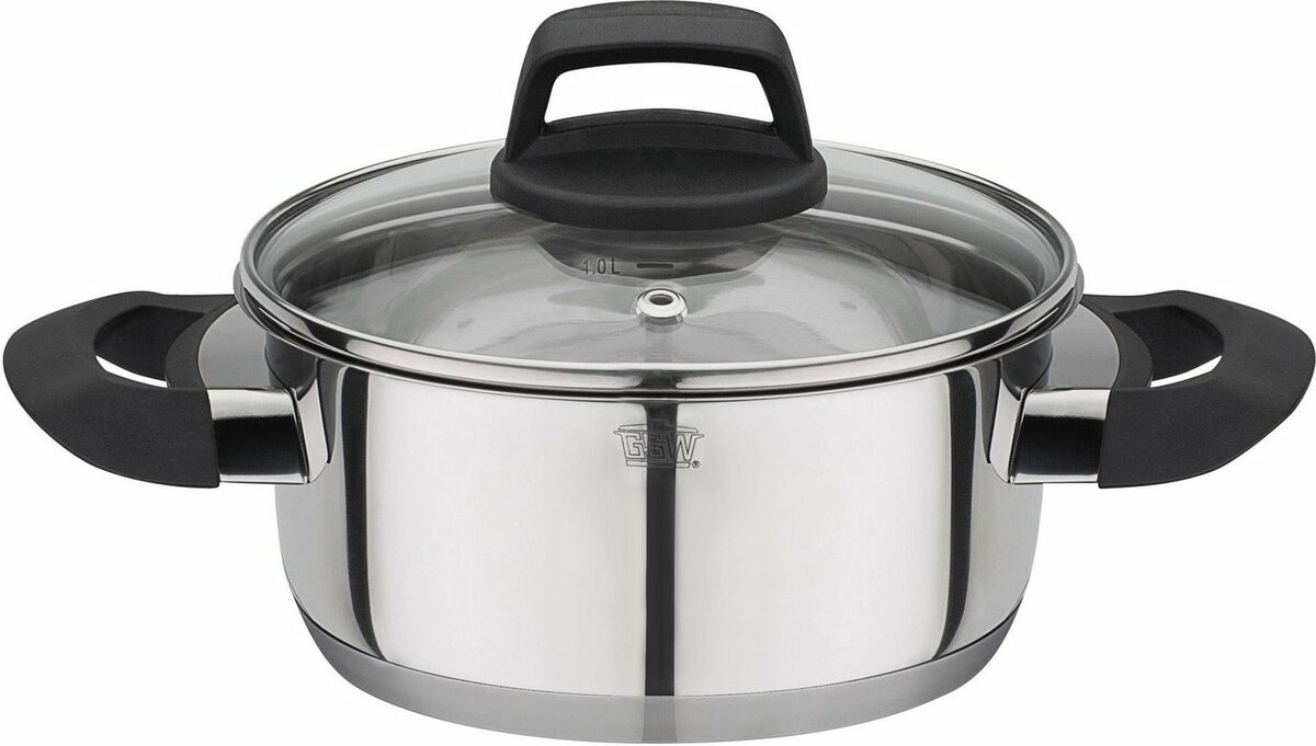 Bild 1 von GSW Bratentopf Como, Edelstahl 18/8 (1-tlg), Induktion, Silberfarben