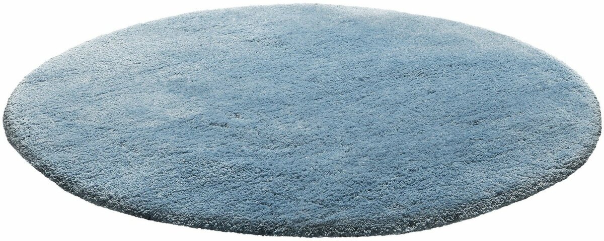 Bild 1 von Badematte Porto Azzurro Homie Living, Höhe 30 mm, rutschhemmend beschichtet, fußbodenheizungsgeeignet, schnell trocknend, Polyester, rund, Badteppich, uni, rechteckig & rund, waschbar, Badezimmerte