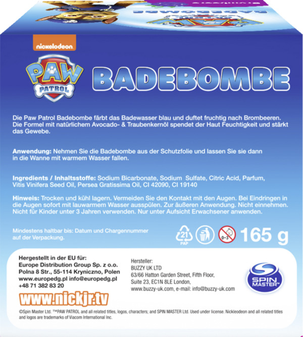 Bild 4 von nickelodeon Paw Patrol Badebombe