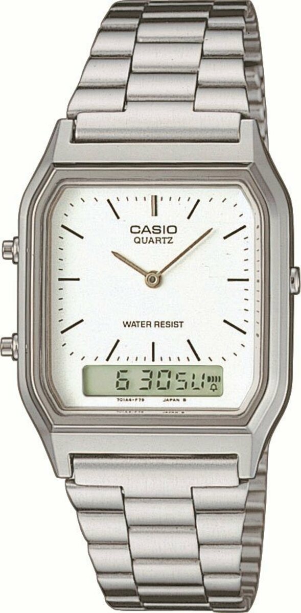 Bild 1 von CASIO VINTAGE Chronograph AQ-230A-7DMQYES, Silberfarben