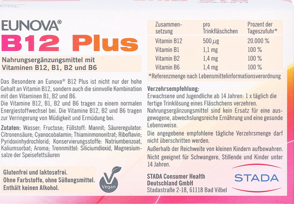 Bild 4 von Eunova Vitamin B12 Plus