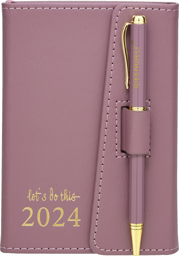 IDEENWELT Terminplaner 2024 mauve von ROSSMANN ansehen!