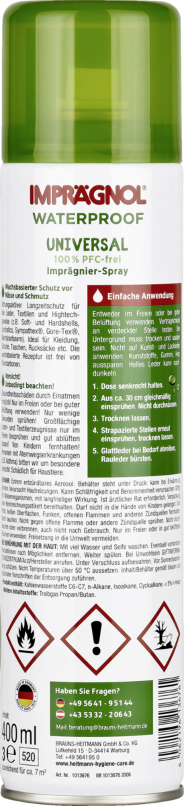 Bild 2 von Imprägnol Universal Imprägnierspray 100% PFC-frei