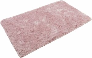 Badematte Porto Azzurro Homie Living, Höhe 30 mm, rutschhemmend beschichtet, fußbodenheizungsgeeignet, schnell trocknend, Polyester, rechteckig, Badteppich, uni, rechteckig & rund, waschbar, Badezi