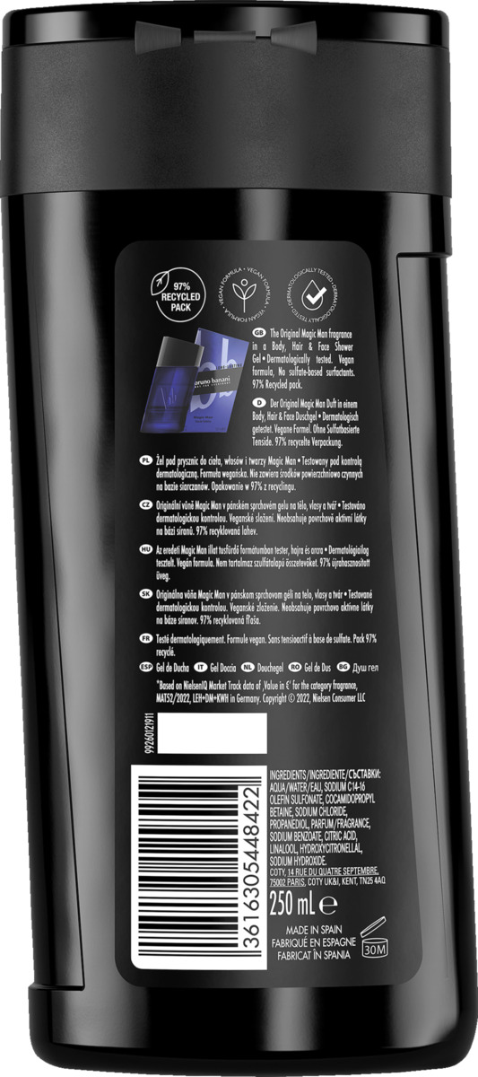 Bild 2 von bruno banani Magic Man 3in1 Shower Gel