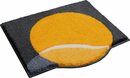 Bild 1 von Badematte Moonset Grund, Höhe 20 mm, rutschhemmend beschichtet, schnell trocknend, Polyacryl, rechteckig, besondere Form, Made in Europe, Gelb