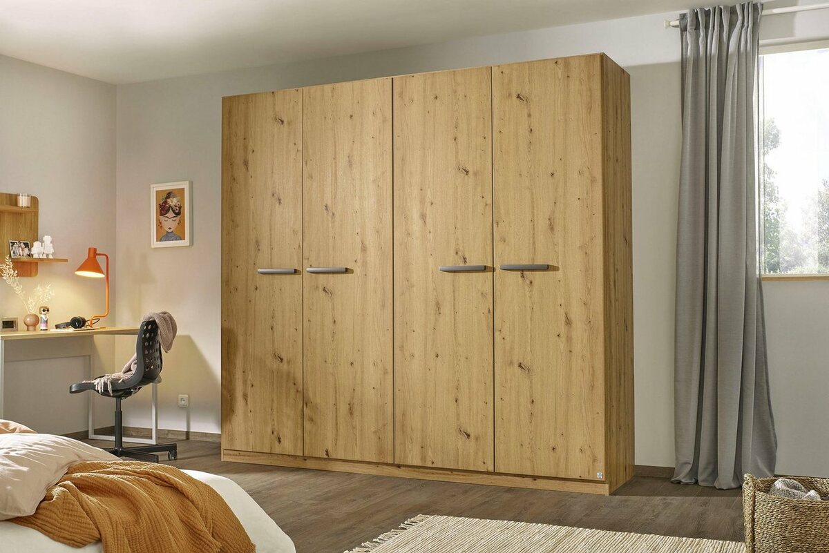 Bild 1 von Rauch Drehtürenschrank Modi inkl. Stoff-Organizer mit 6 Fächern, optional mit Spiegel erhältlich, Beige