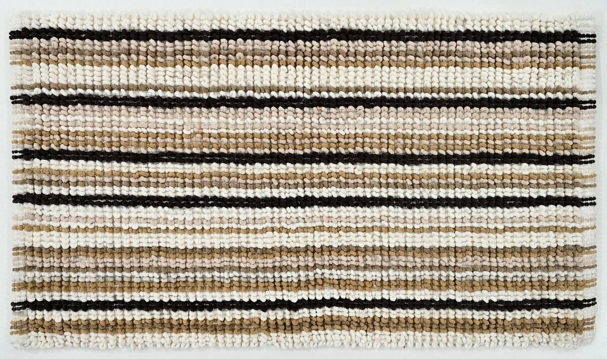 Bild 1 von Badematte Mila OTTO products, Höhe 16 mm, fußbodenheizungsgeeignet, schnell trocknend, strapazierfähig, Polyester, rechteckig, gestreift, Badematten mit Streifen, Chenille-Optik, mehrfarbig, bunt,