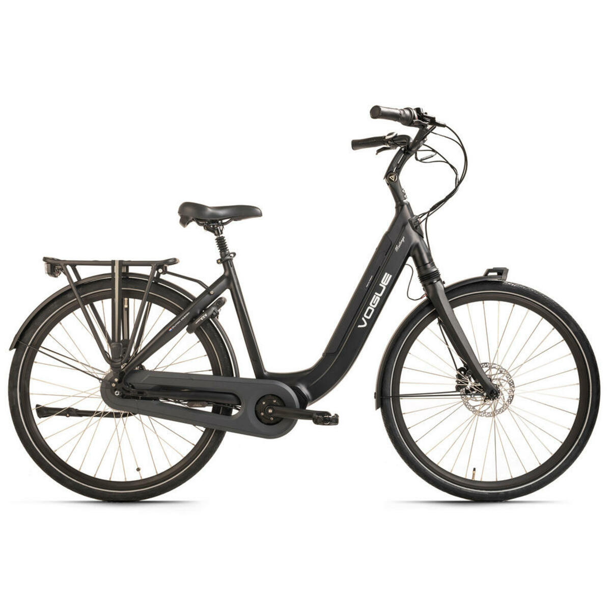 Bild 1 von VOGUE BIKE E-Citybike Mestengo 28 Zoll Rahmenhöhe 50 cm 8 Gänge schwarz schwarz ca. 250 W ca. 28 Zoll