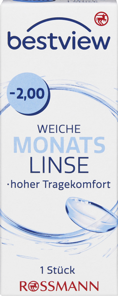 Bild 1 von BestView weiche Monatslinse -2,00