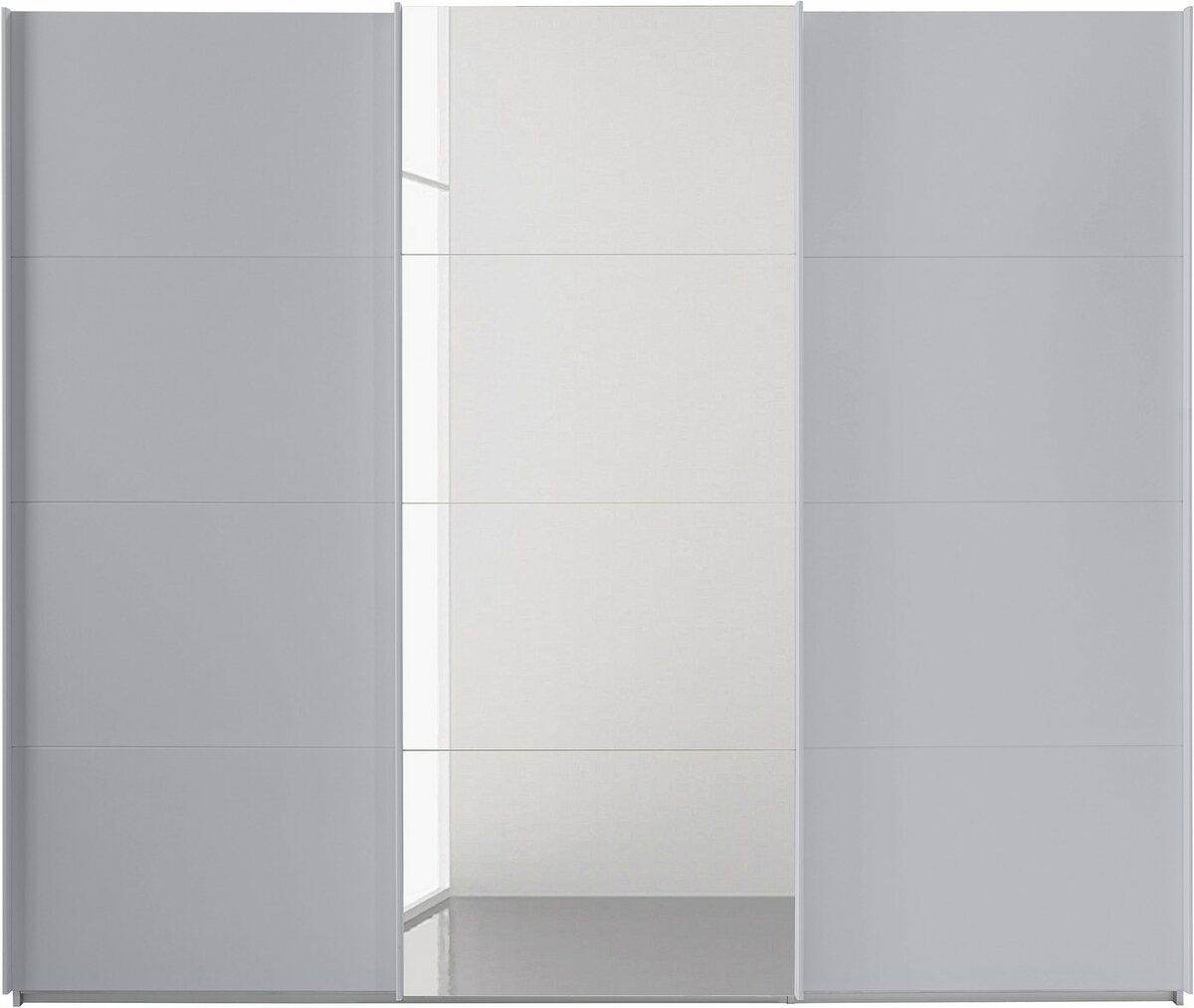 Bild 1 von Rauch Schwebetürenschrank Oteli inkl. Wäscheeinteilung mit 3 Innenschubladen sowie zusätzlichen Böden, Grau