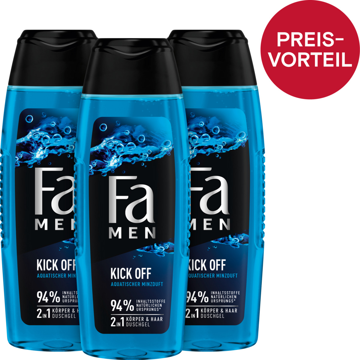 Bild 1 von Fa 2in1 Körper & Haar Duschgel Kick Off Vorteilspack