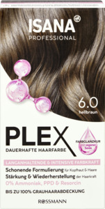 ISANA PROFESSIONAL Plex dauerhafte Haarfarbe 6.0 hellbraun