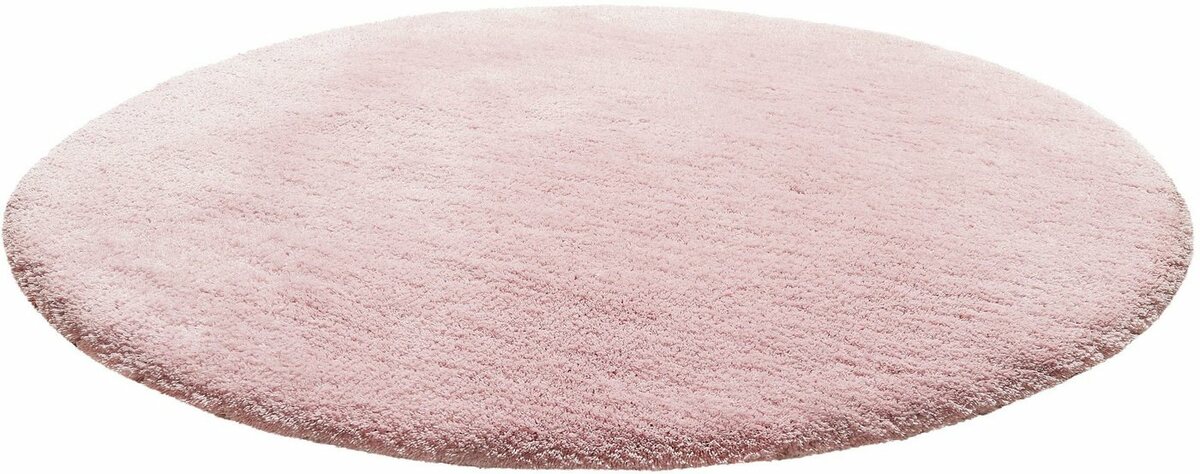 Bild 1 von Badematte Porto Azzurro Homie Living, Höhe 30 mm, rutschhemmend beschichtet, fußbodenheizungsgeeignet, schnell trocknend, Polyester, rund, Badteppich, uni, rechteckig & rund, waschbar, Badezimmerte