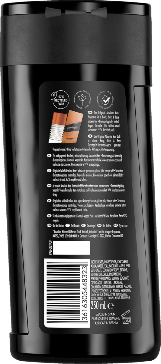 Bild 2 von bruno banani Absolute Man 3in1 Shower Gel