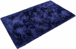 Badematte Porto Azzurro Homie Living, Höhe 30 mm, rutschhemmend beschichtet, fußbodenheizungsgeeignet, schnell trocknend, Polyester, rechteckig, Badteppich, uni, rechteckig & rund, waschbar, Badezi