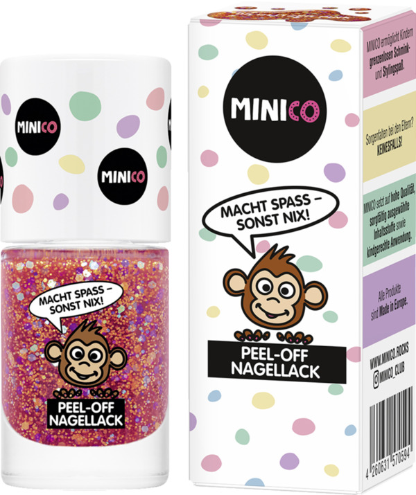 Bild 1 von MINICO Peel-Of Nagellack 05 Glitzer Pink