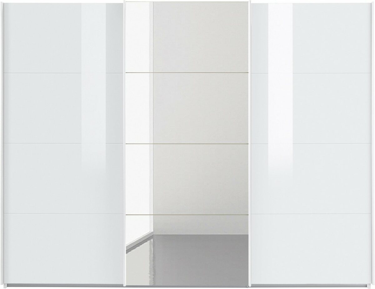 Bild 1 von Rauch Schwebetürenschrank Oteli inkl. Wäscheeinteilung mit 3 Innenschubladen sowie zusätzlichen Böden, Weiß