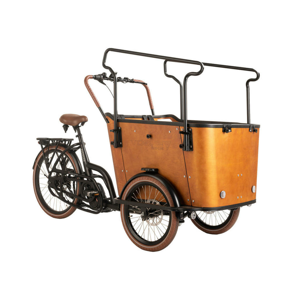 Bild 1 von VOGUE BIKE Cargo E-Bike Avenger 20 Zoll Rahmenhöhe 50 cm 8 Gänge braun braun ca. 250 W ca. 20 Zoll