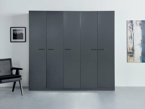 Bild 1 von Rauch Drehtürenschrank Oteli inkl. Einteilung mit 3 Schubladen, zusätzl. Böden, auch mit Spiegel, Grau