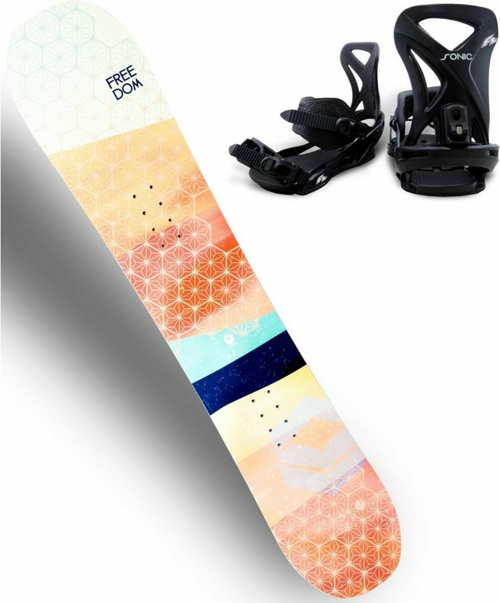 Bild 1 von F2 Snowboard FTWO FREEDOM WOMAN APRICOT 21/22 (Set), Schwarz