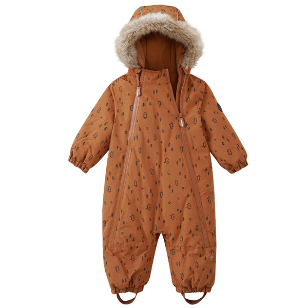 Bild 1 von Baby Schneeoverall mit Allover-Print BRAUN