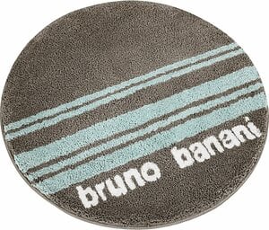 Badematte Daniel Bruno Banani, Höhe 20 mm, rutschhemmend beschichtet, fußbodenheizungsgeeignet, schnell trocknend, strapazierfähig, Polyester, rund, mit Streifen, Badteppich, Badematten auch als 3