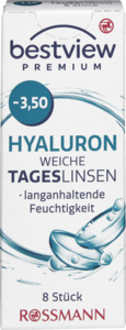 BestView Premium weiche Tageslinsen Hyaluron -3,50