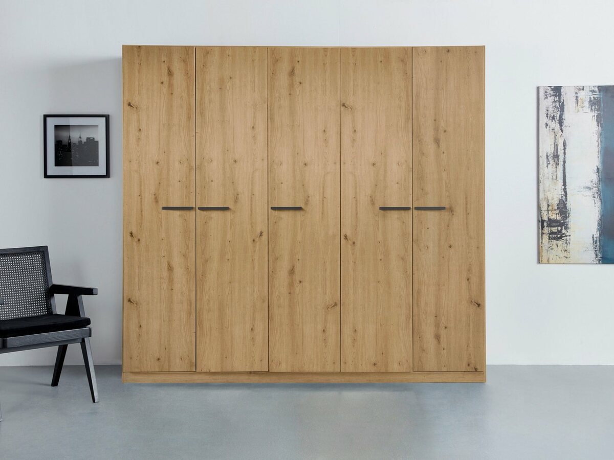 Bild 1 von Rauch Drehtürenschrank Oteli inkl. Einteilung mit 3 Schubladen, zusätzl. Böden, auch mit Spiegel, Beige