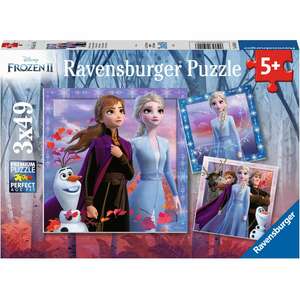 Ravensburger 05011 Puzzle: Disney Die Eiskönigin 2 Die Reise beginnt 3 x 49 Teile