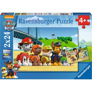 Ravensburger 09064 Puzzle Paw Patrol Heldenhafte Hunde 2 x 24 Teile