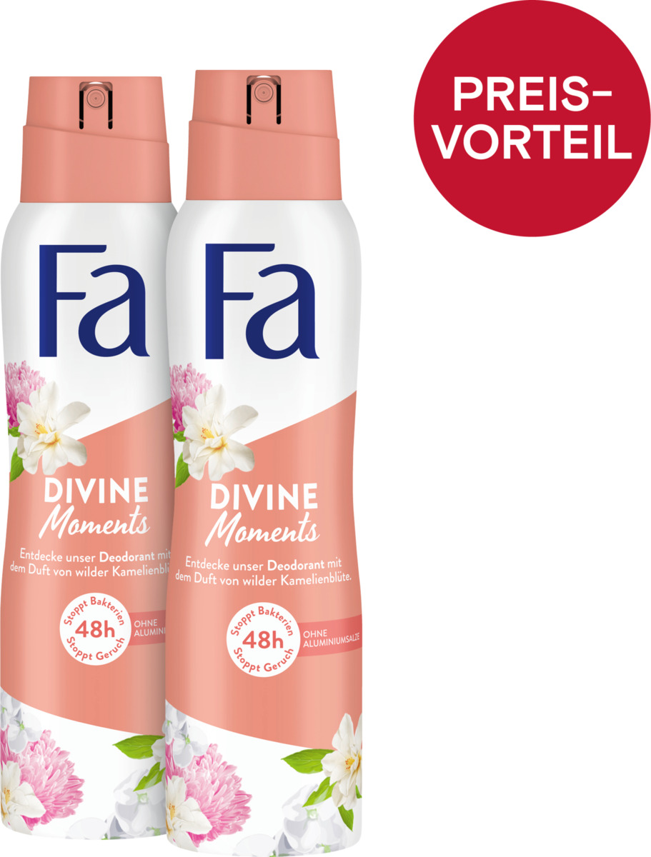 Bild 1 von Fa Deospray Divine Moments Vorteilspack