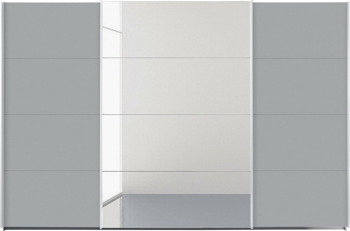 Bild 1 von Rauch Schwebetürenschrank Oteli inkl. Wäscheeinteilung mit 3 Innenschubladen sowie zusätzlichen Böden, Grau