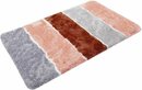 Bild 1 von Badematte Rio Marina Homie Living, Höhe 30 mm, rutschhemmend beschichtet, fußbodenheizungsgeeignet, schnell trocknend, Polyester, rechteckig, flauschiger Badteppich, modern gestreift, waschbar, Bad