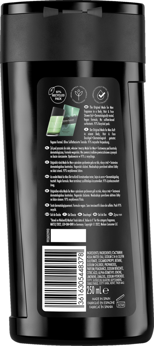 Bild 2 von bruno banani Made for Men 3in1 Shower Gel
