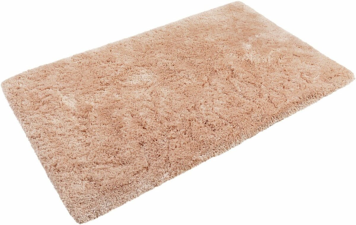 Bild 1 von Badematte Porto Azzurro Homie Living, Höhe 30 mm, rutschhemmend beschichtet, fußbodenheizungsgeeignet, schnell trocknend, Polyester, rechteckig, Badteppich, uni, rechteckig & rund, waschbar, Badezi