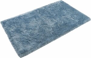 Badematte Porto Azzurro Homie Living, Höhe 30 mm, rutschhemmend beschichtet, fußbodenheizungsgeeignet, schnell trocknend, Polyester, rechteckig, Badteppich, uni, rechteckig & rund, waschbar, Badezi