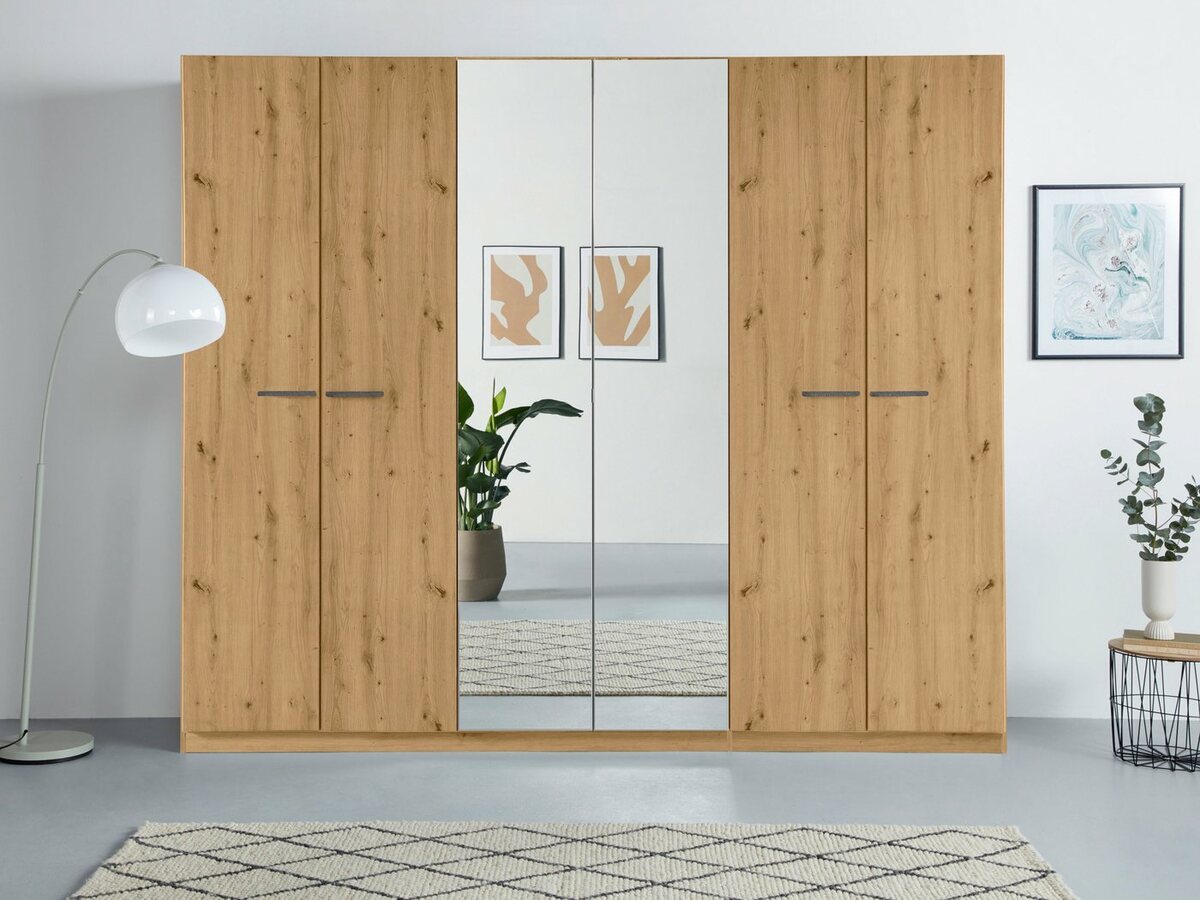 Bild 1 von Rauch Drehtürenschrank Oteli inkl. Einteilung mit 3 Schubladen, zusätzl. Böden, auch mit Spiegel, Beige